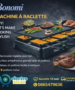 Machine à Raclette Bonomi + 8 Poêlons